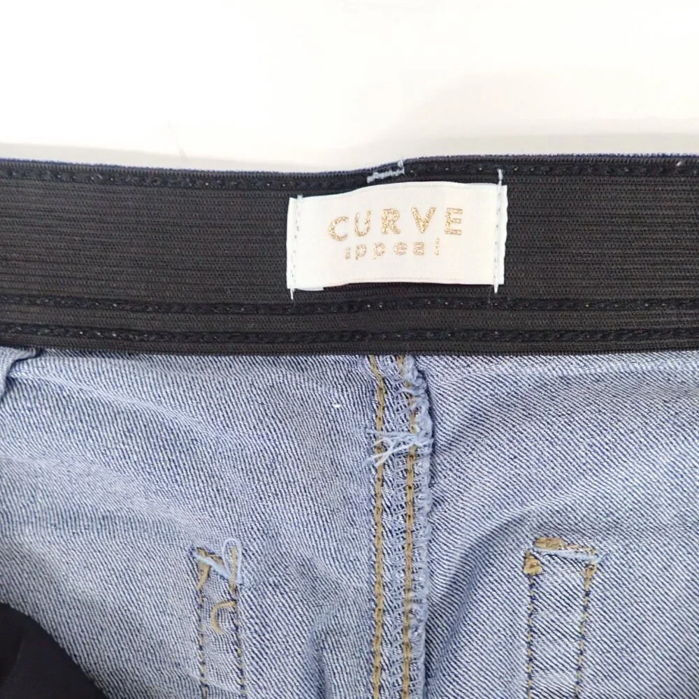 Curve appeal denim shorts
